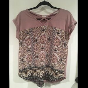 Maurices Printed Blouse